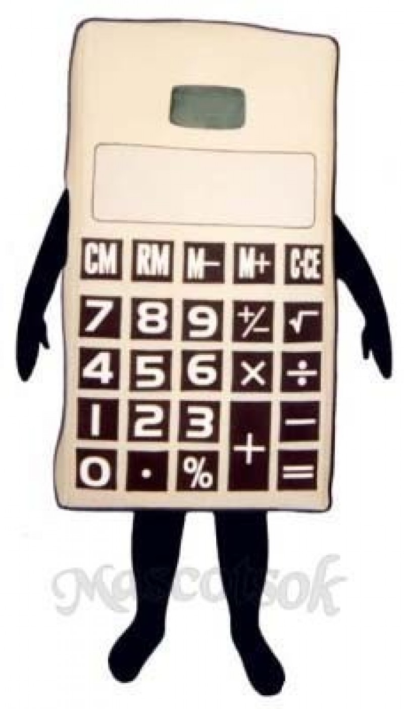 Calculator Mascot Costume