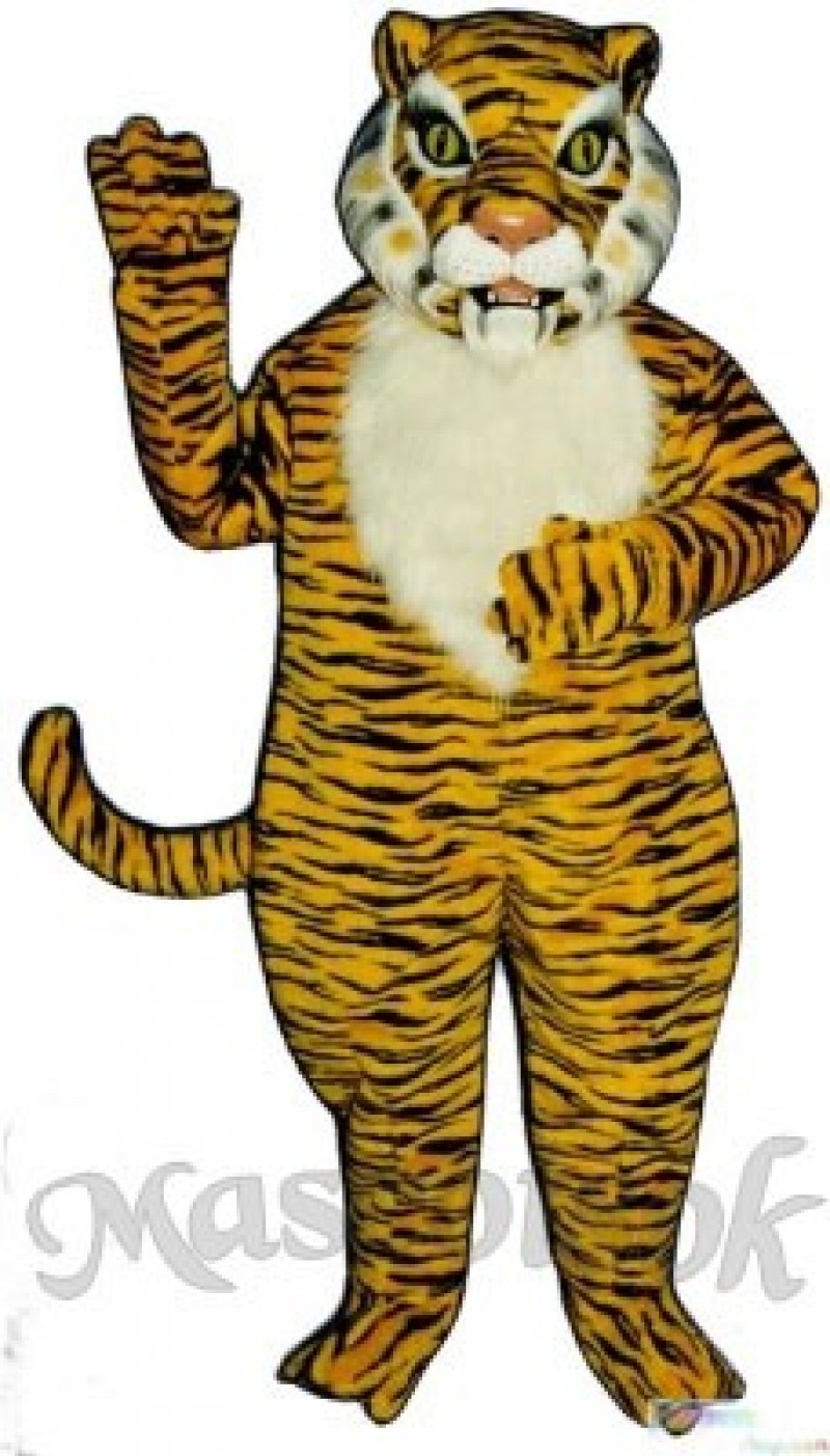 Cute Realistic Tiger Mascot Costume