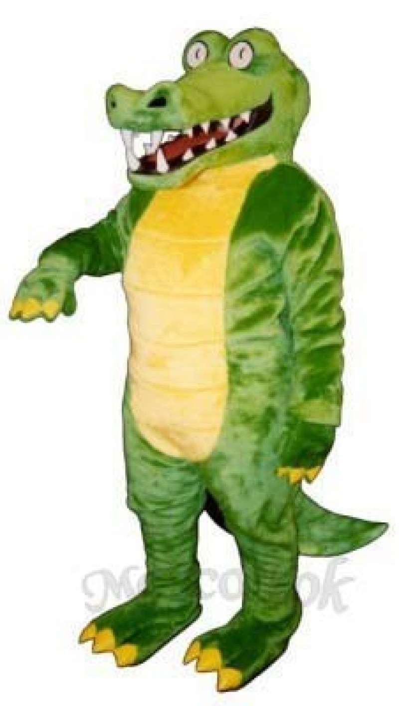 Brawny Gator Mascot Costume