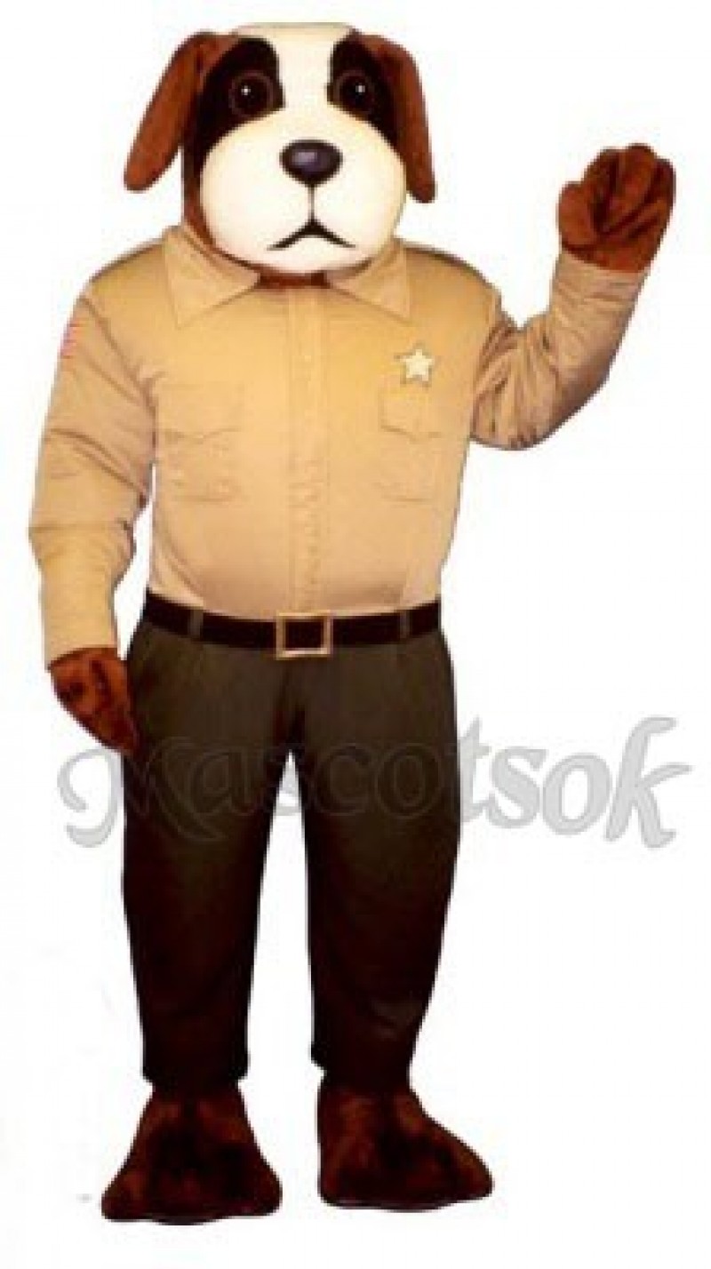 Cute Sheriff Snoop Dog Mascot Costume