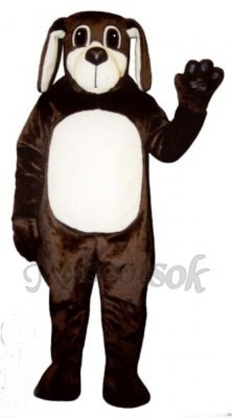 Cute Brown Dog Mascot Costume