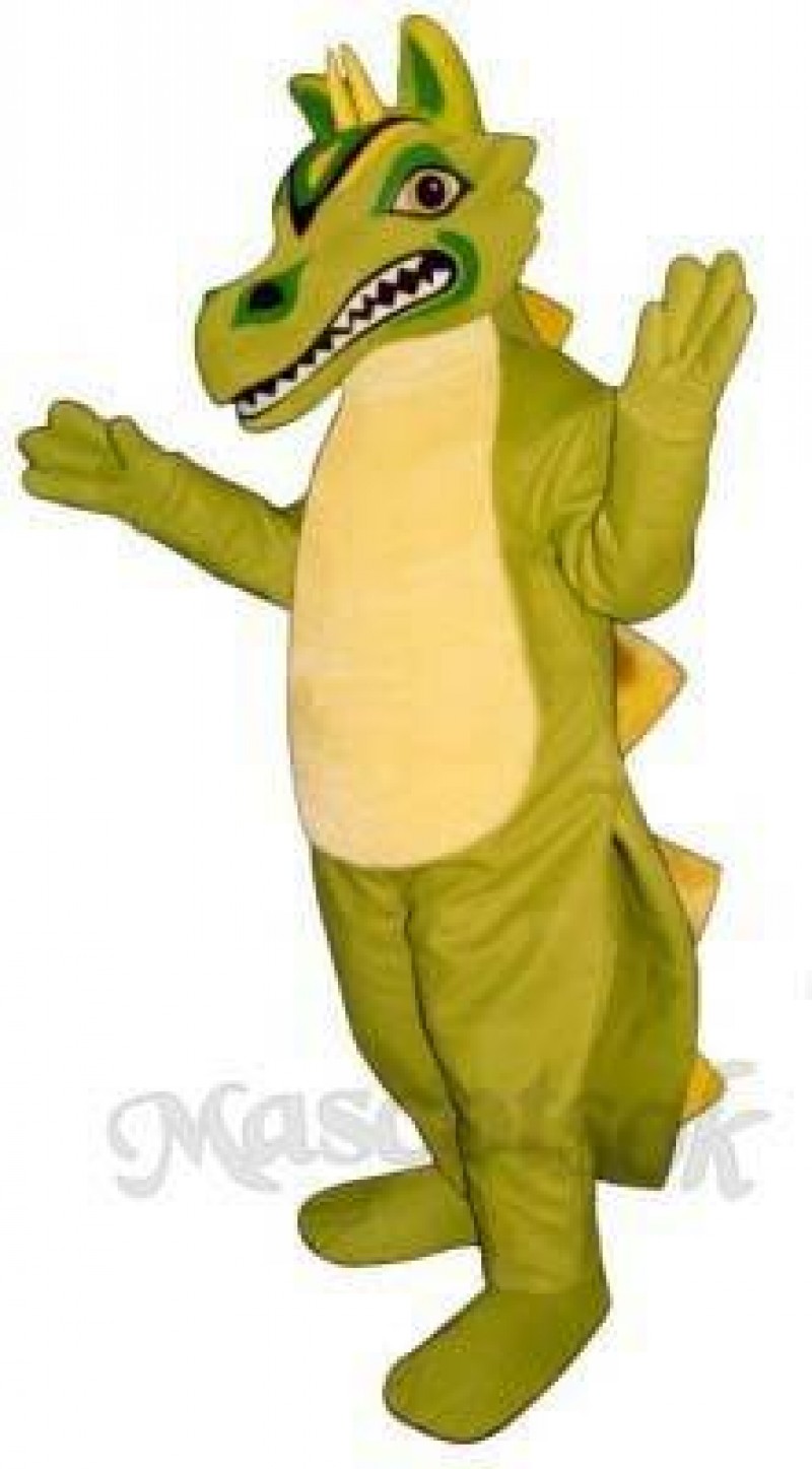 Green Oriental Dragon Mascot Costume