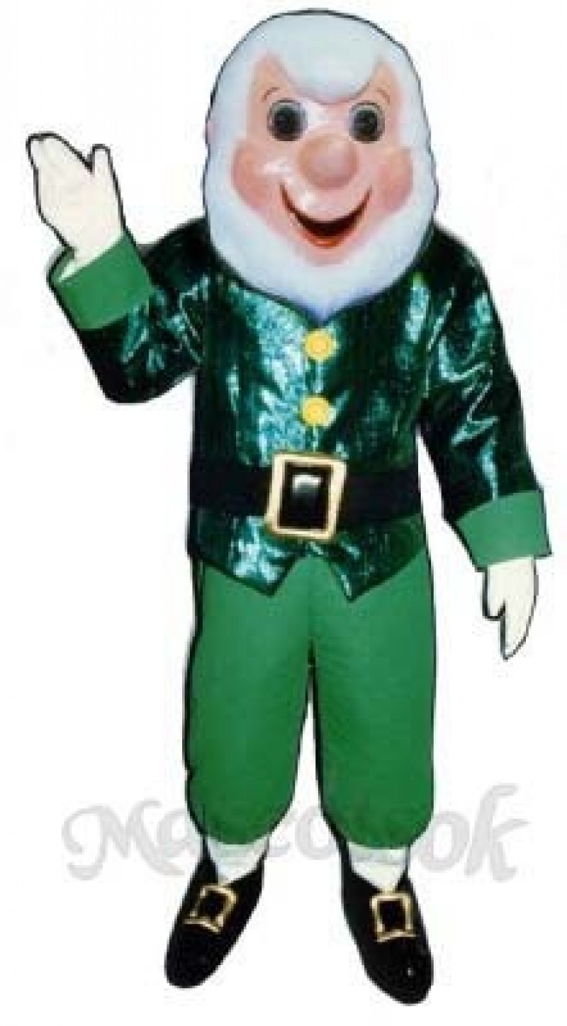 Grandpa Elf Christmas Mascot Costume