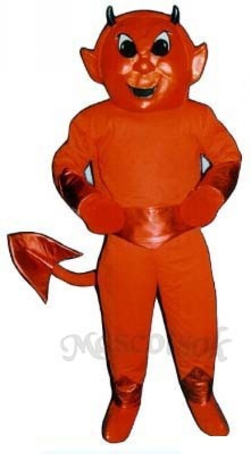Cute Red Devil Mascot Costume