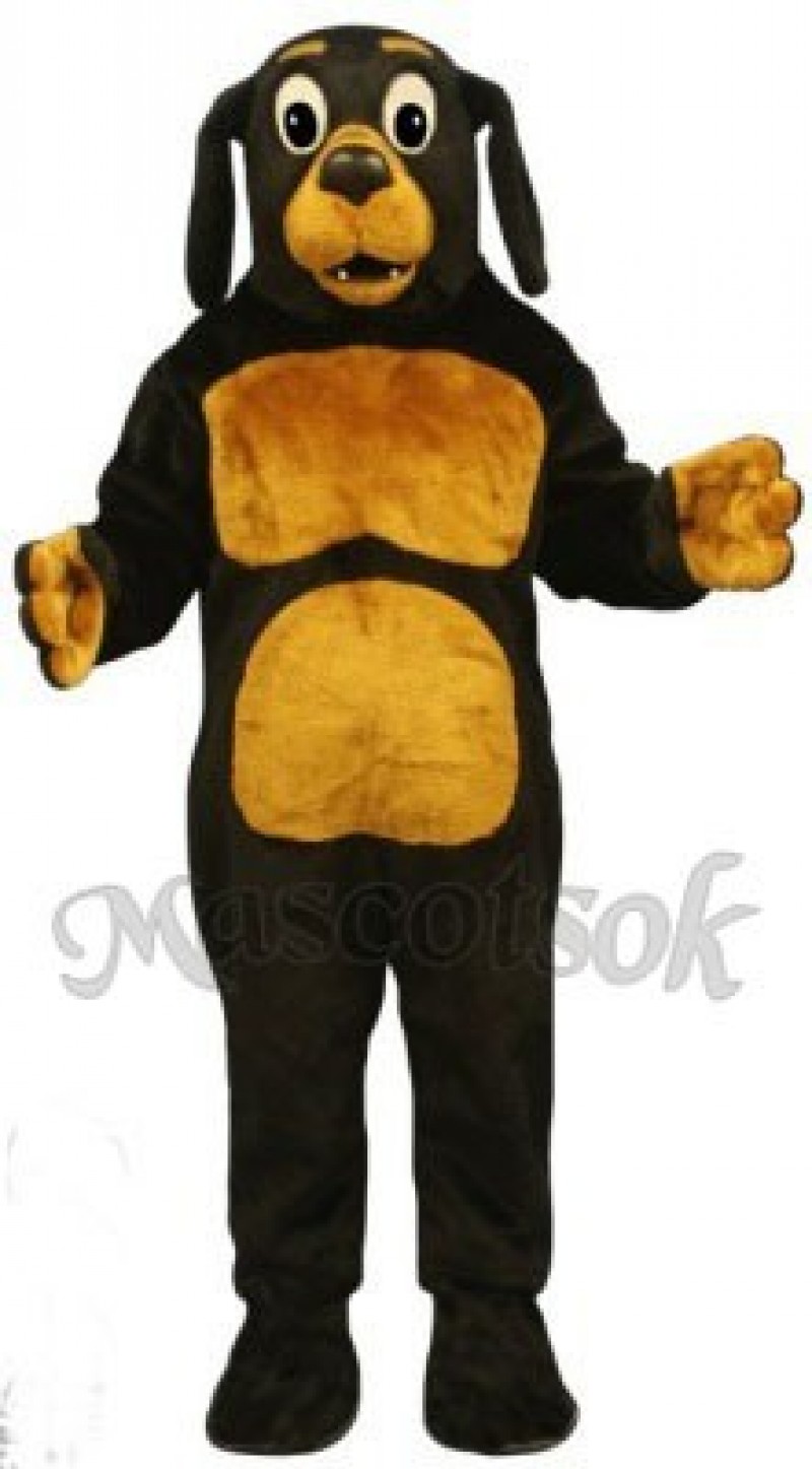 Cute Dobie Dog Mascot Costume