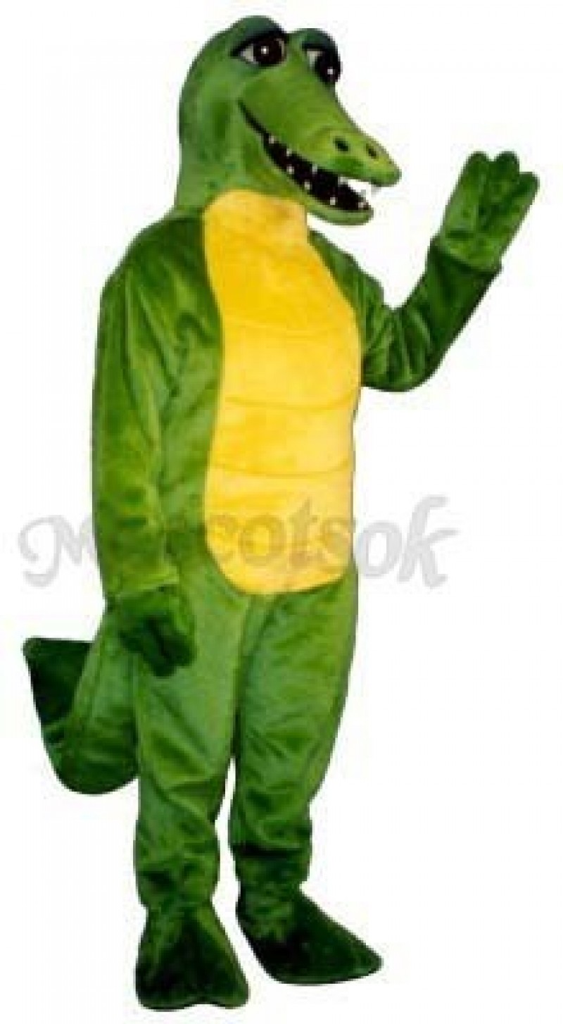 Friendly Alligator Mascot Costume