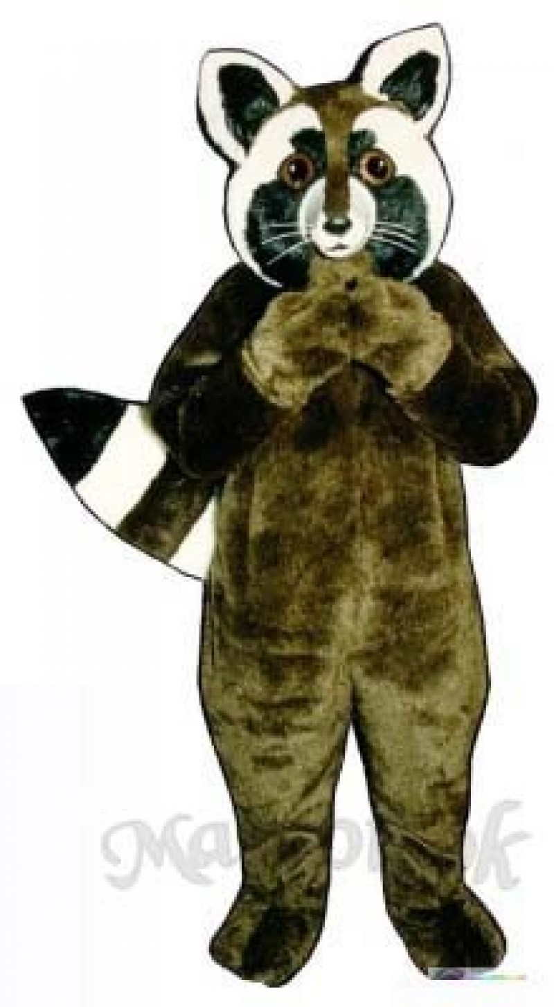 Corkie Coon Raccoon Mascot Costume