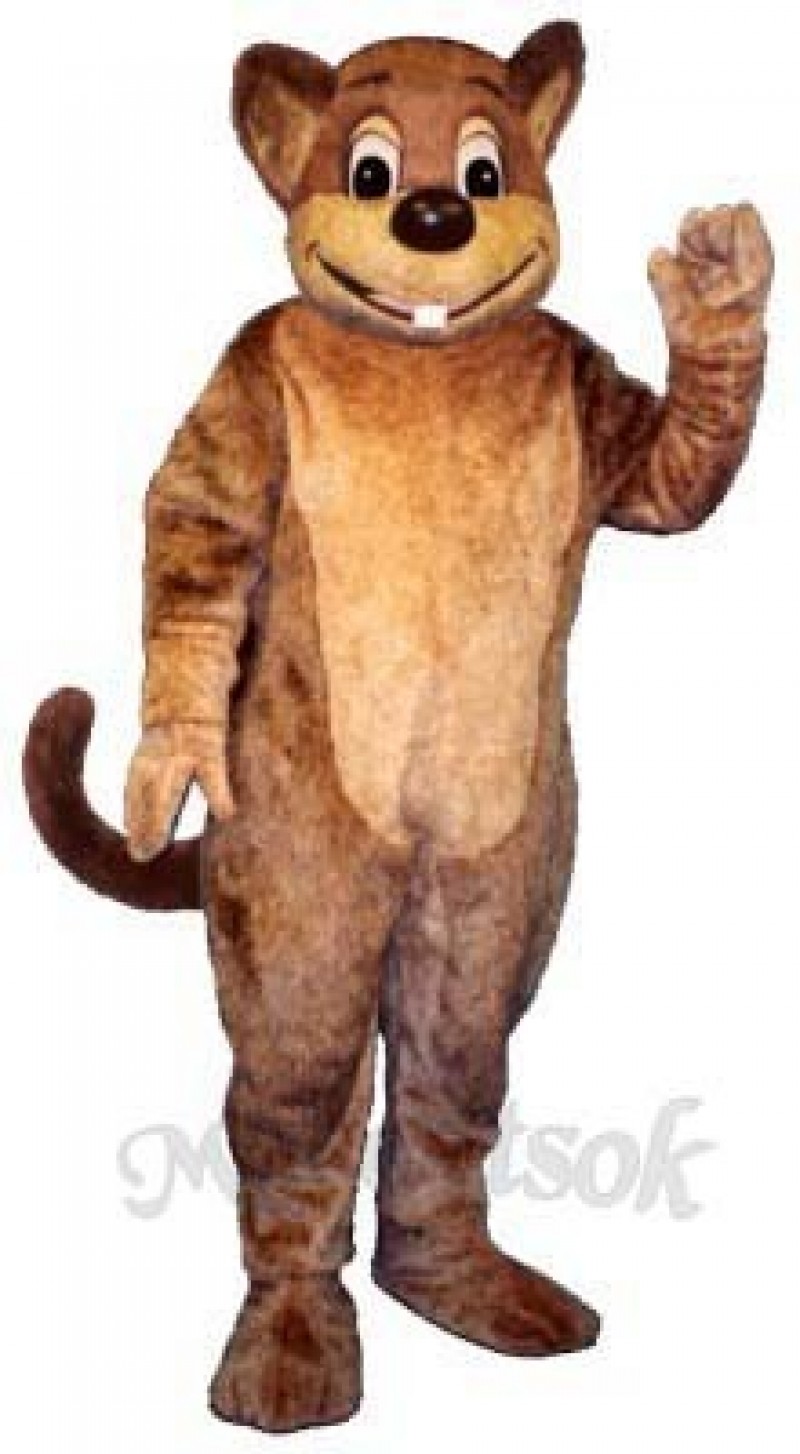 Morley Muskrat Mascot Costume