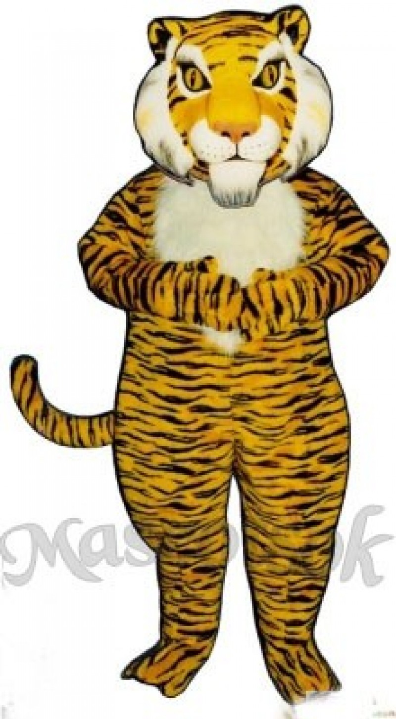 Cute Jungle Tiger Mascot Costume