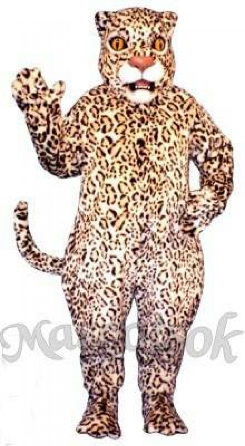 Cute Leopard Mascot Costume