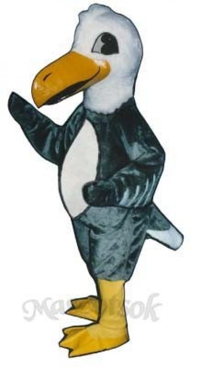 Cute Albatross Gooney Bird Mascot Costume