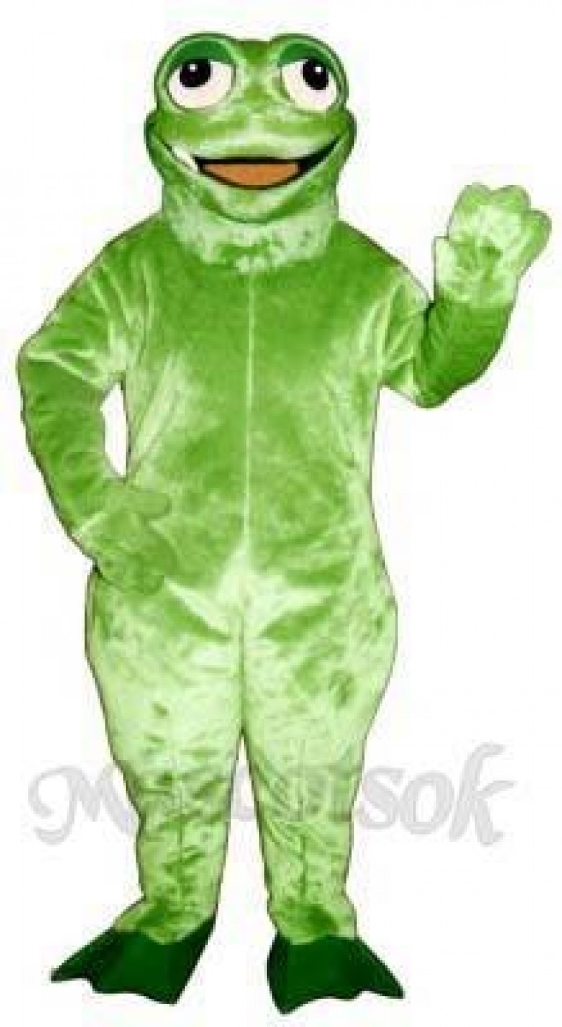 Jaunty Toad Frog Mascot Costume