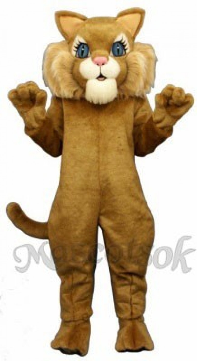 Cute Miss Boots Cat Mascot Costume