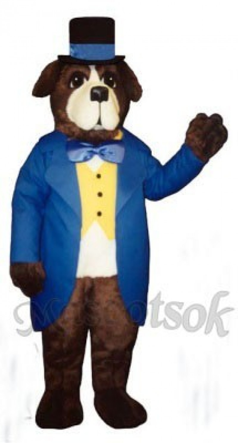 Cute Stanley Bernard Dog Mascot Costume