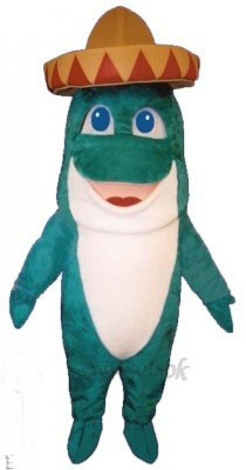 Cute Senor Fish Mascot Costume