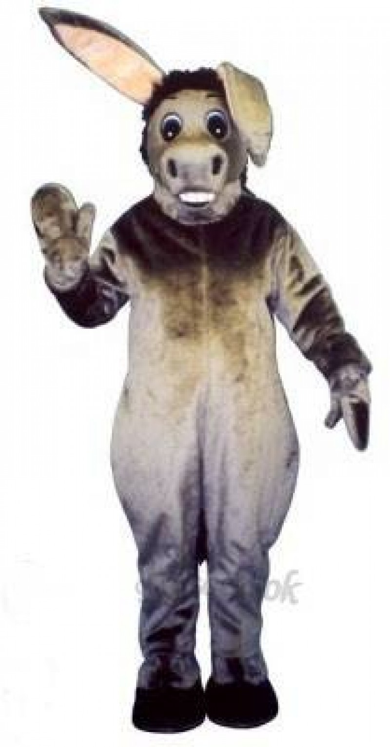 Bobbie Burro Donkey Mascot Costume