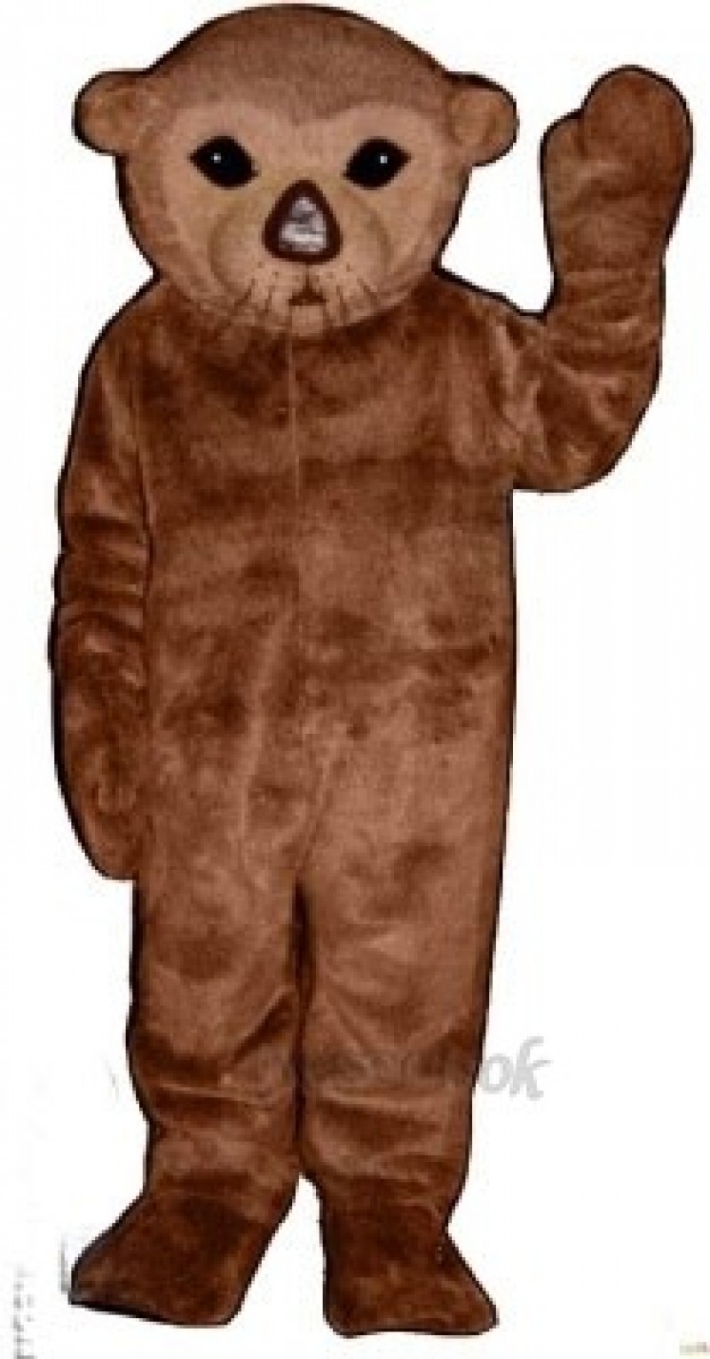 Cute Realistic Sea Otter Mascot Costume