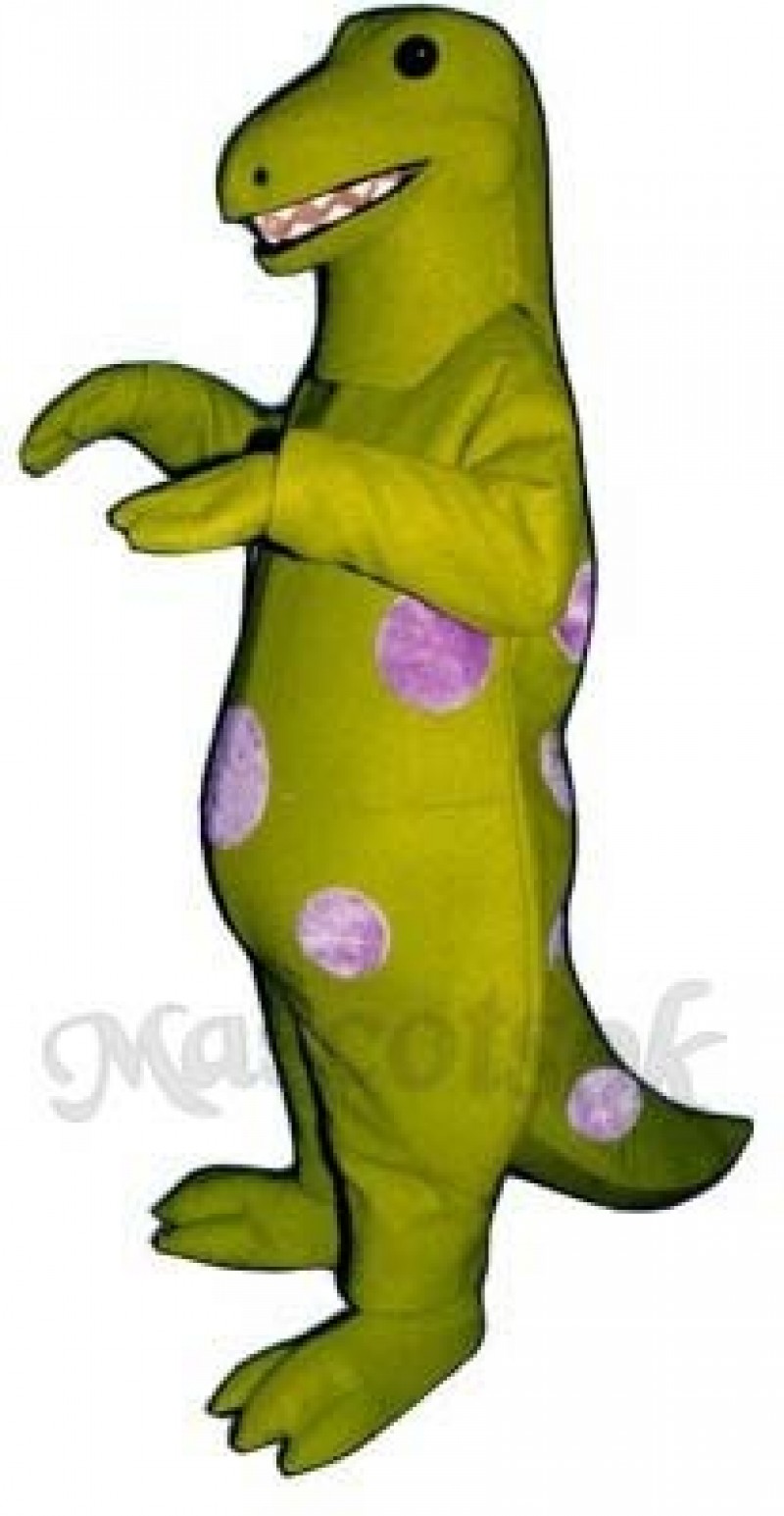 Green Dinosaur Mascot Costume