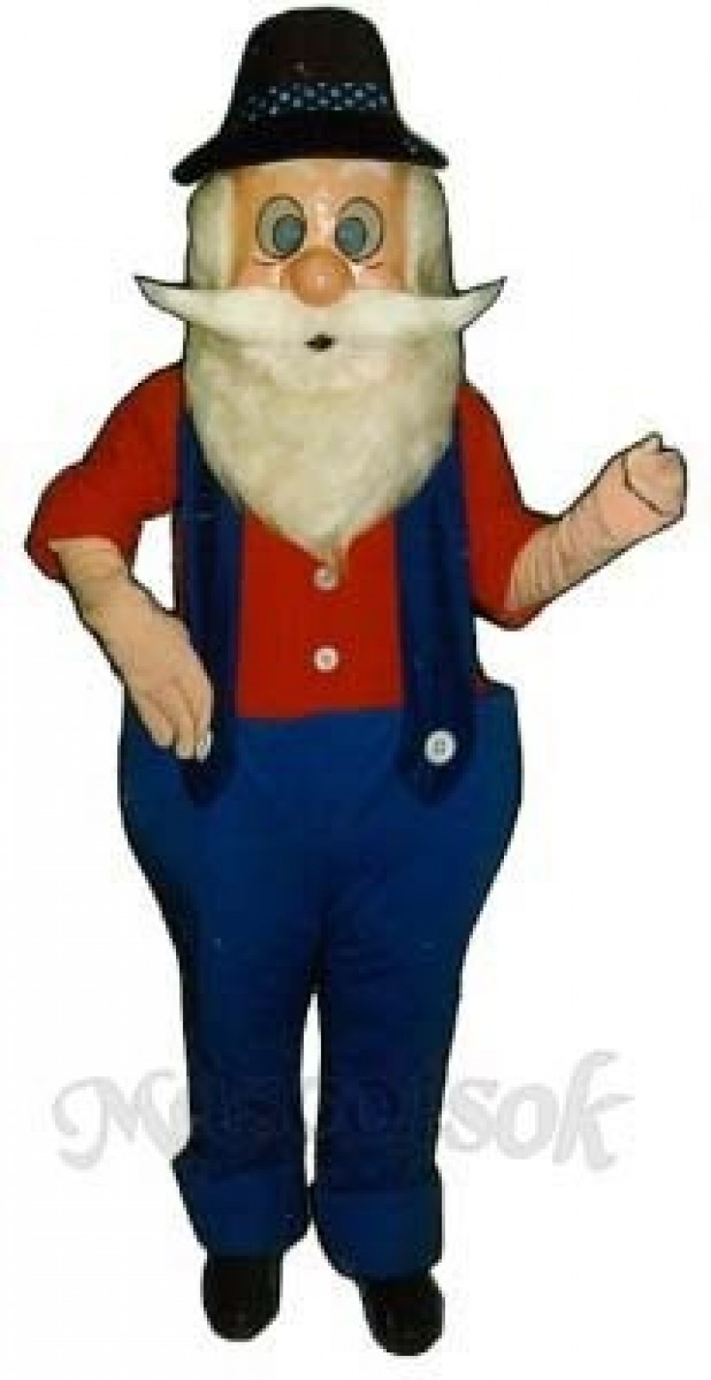 Hillbilly Harold Mascot Costume