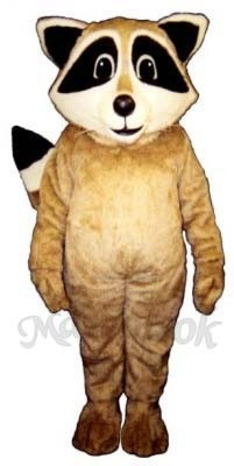 Tan Robbie Raccoon Mascot Costume