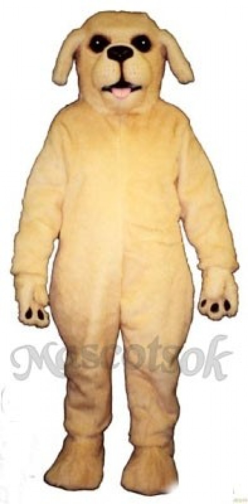 Cute Golden Lab Dog Mascot Costume