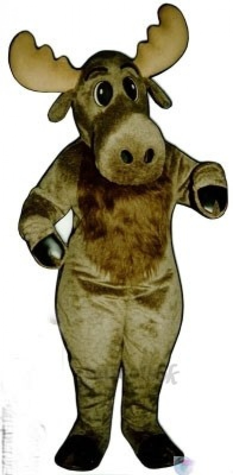 Cute Milton Moose Christmas Mascot Costume