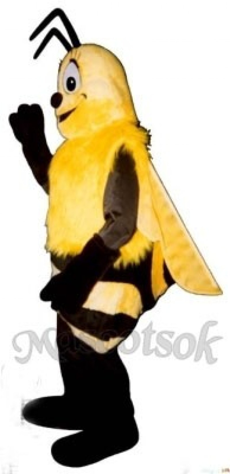 Fuzzy Bee Mascot Costume