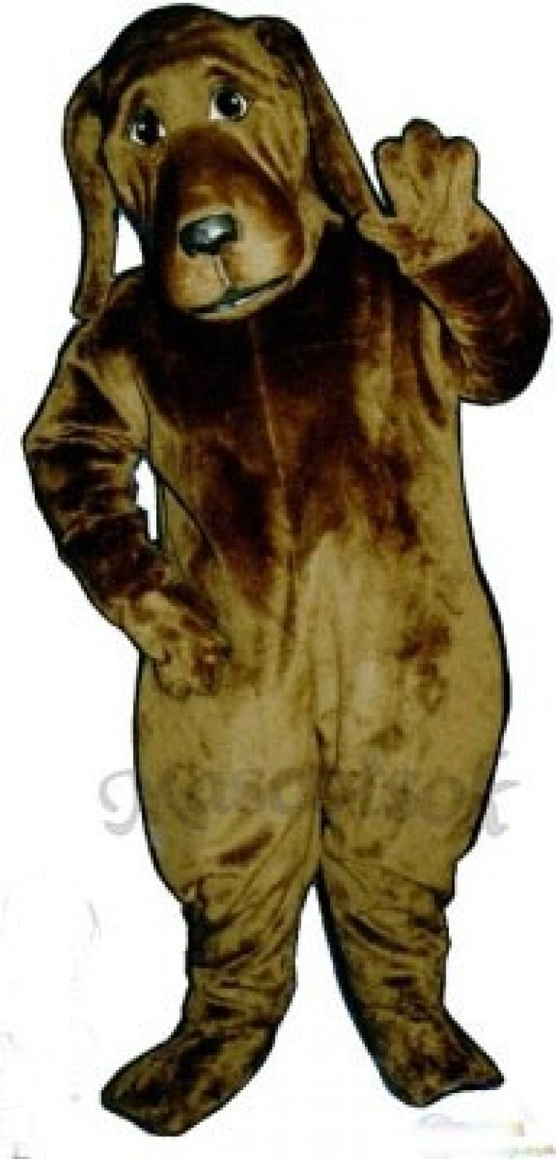 Cute Bloodhound Dog Mascot Costume