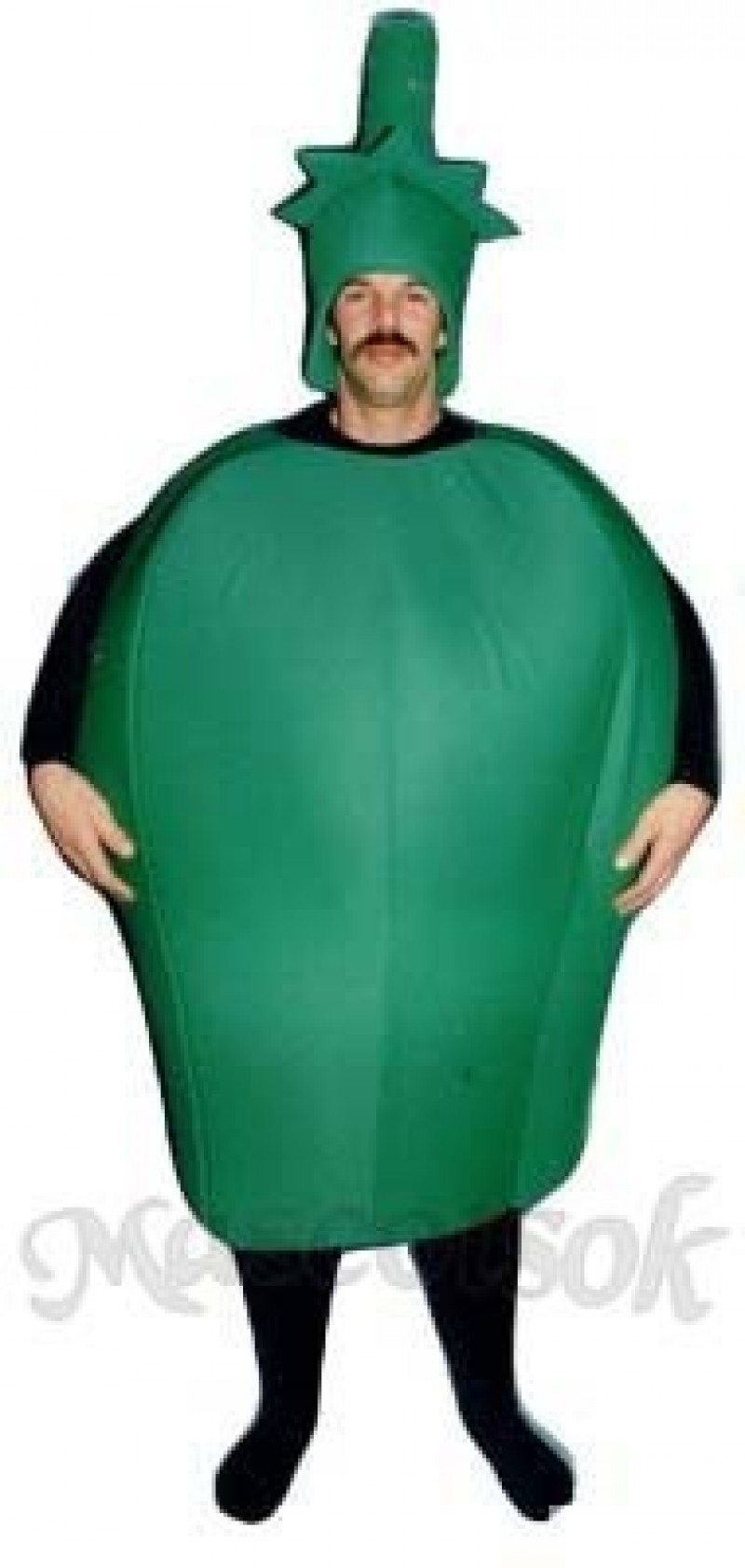 Green Pepper Mascot Costume