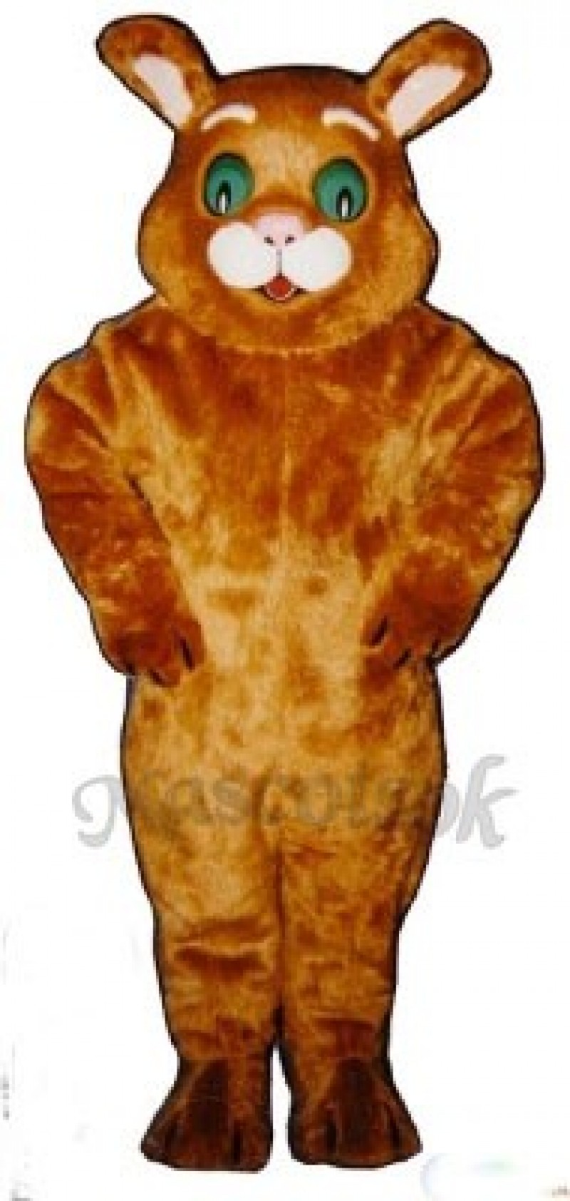 Cute Wide-Eyed Cat Mascot Costume