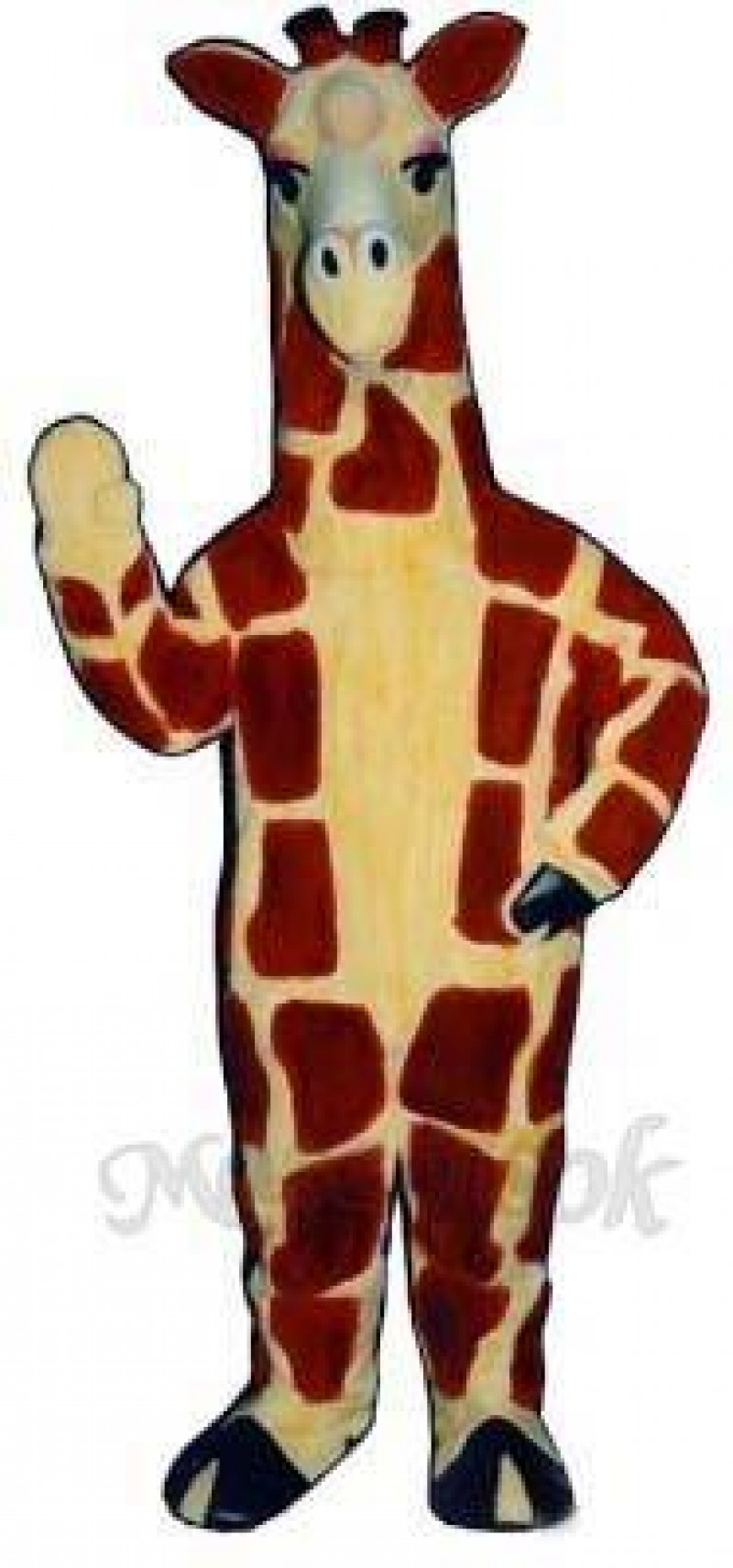 Realistic Giraffe Mascot Costume