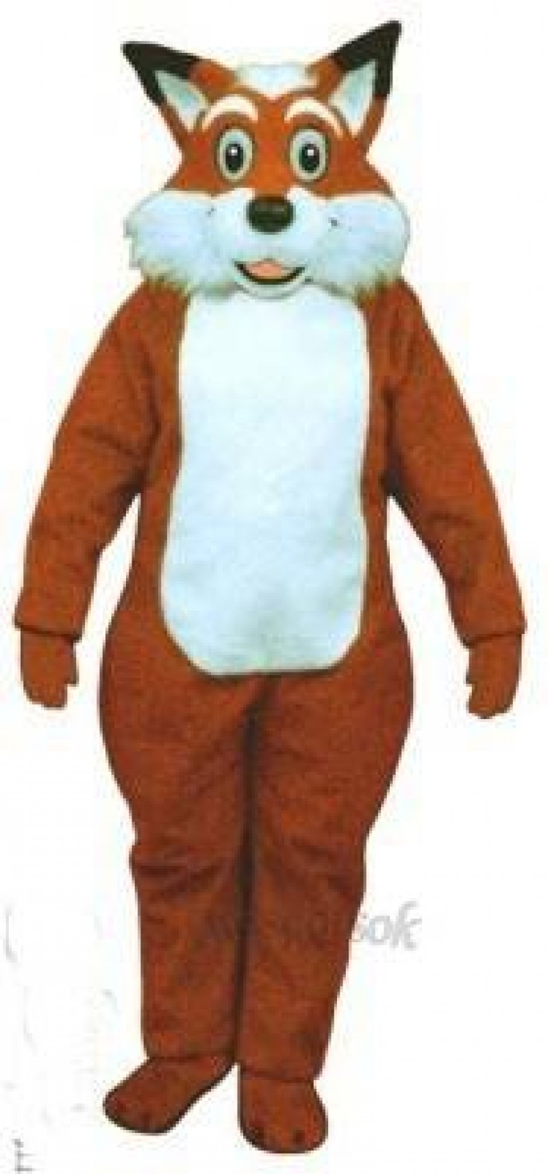 Cute Fred Fox Mascot Costume