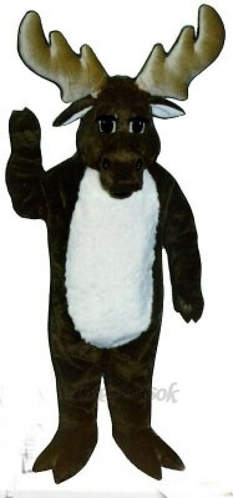 Cute Monty Moose Mascot Costume