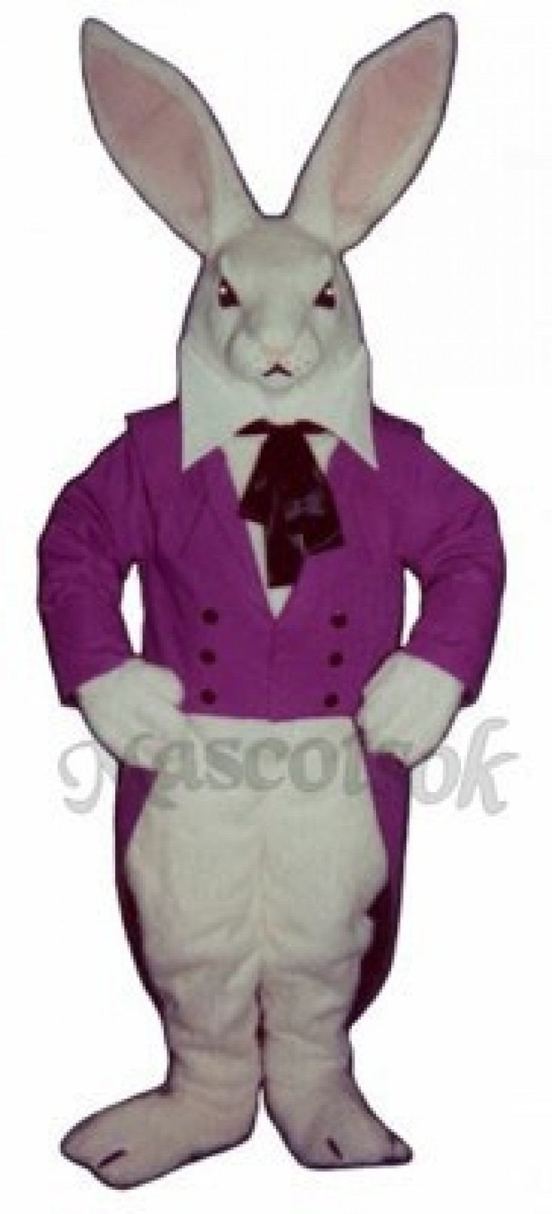 Cute Easter Bunny Rabbit with Jacket Mascot Costume