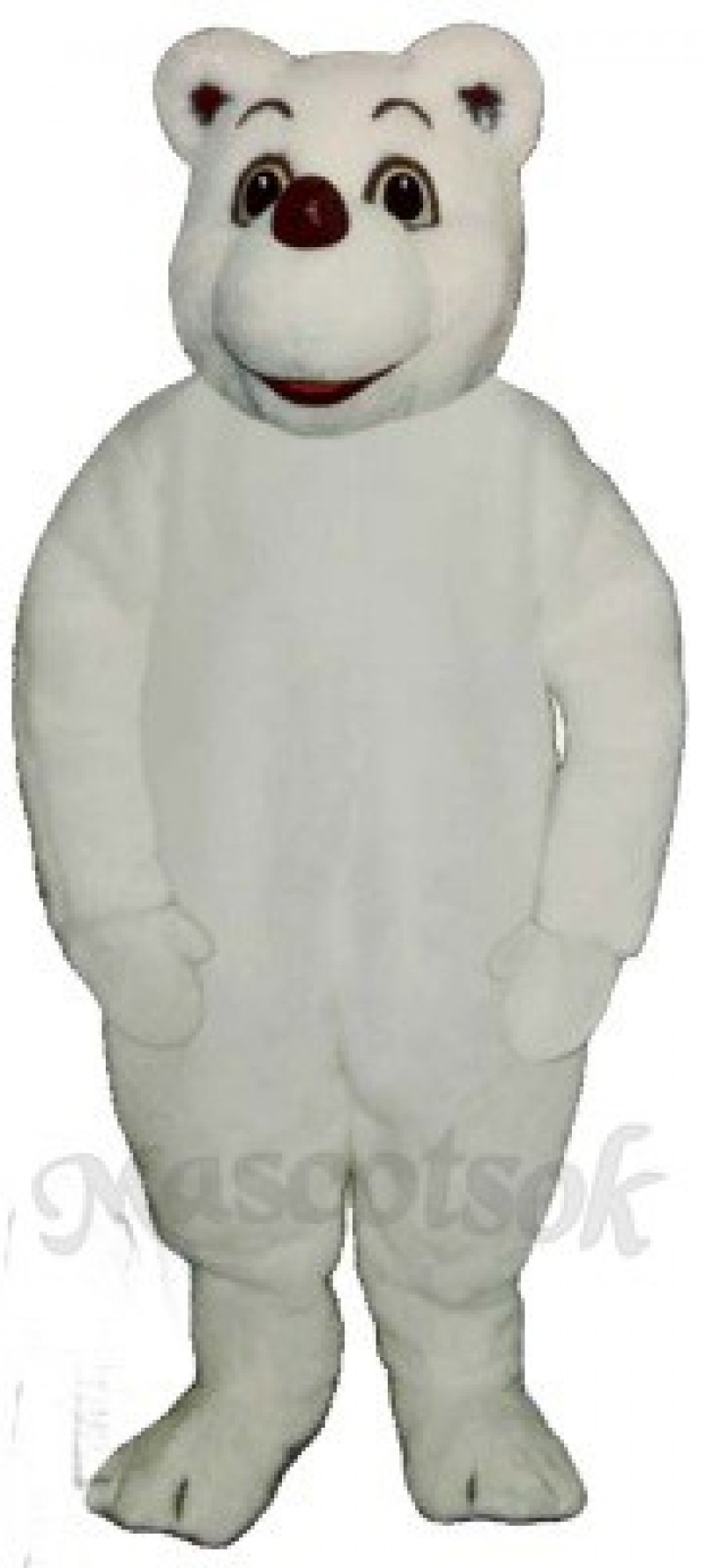 Baby Polar Bear Mascot Costume