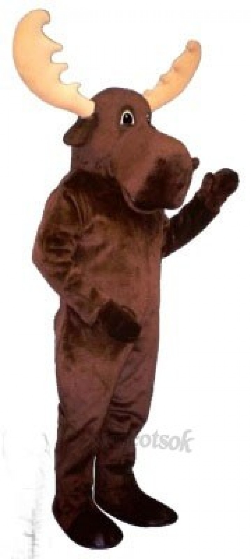 Cute Bull Moose Mascot Costume