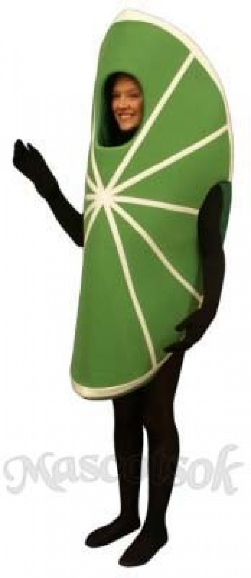 Lime Wedge Mascot Costume