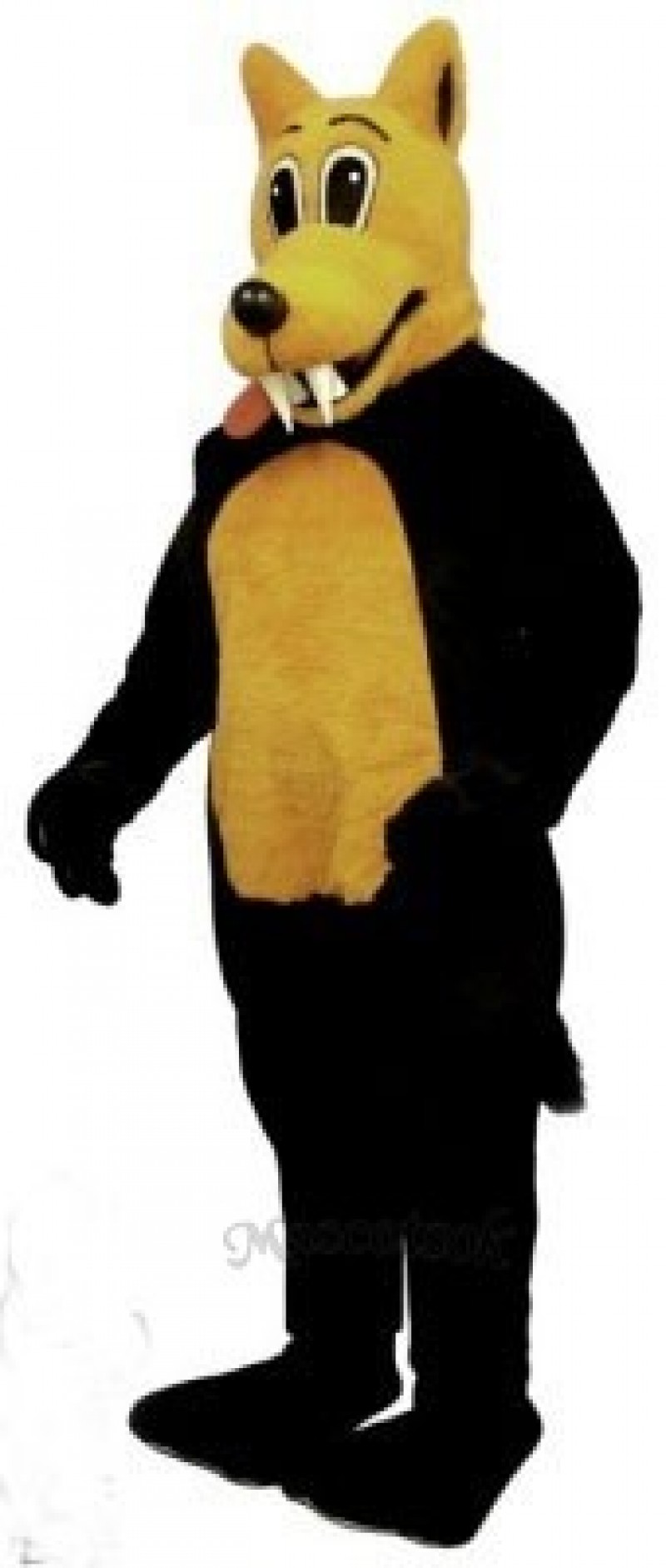 Cute Carl Coyote Wolf Mascot Costume