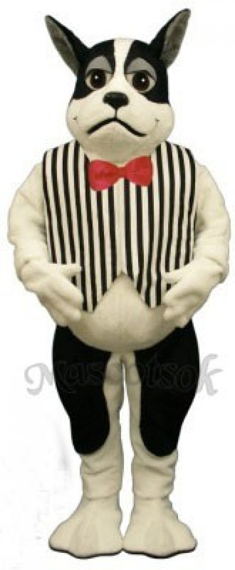 Cute Harrington Dog with Vest Mascot Costume