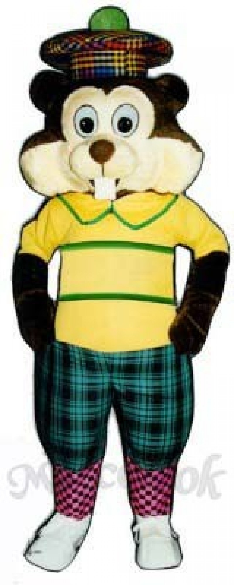 Golfing Gopher Mascot Costume