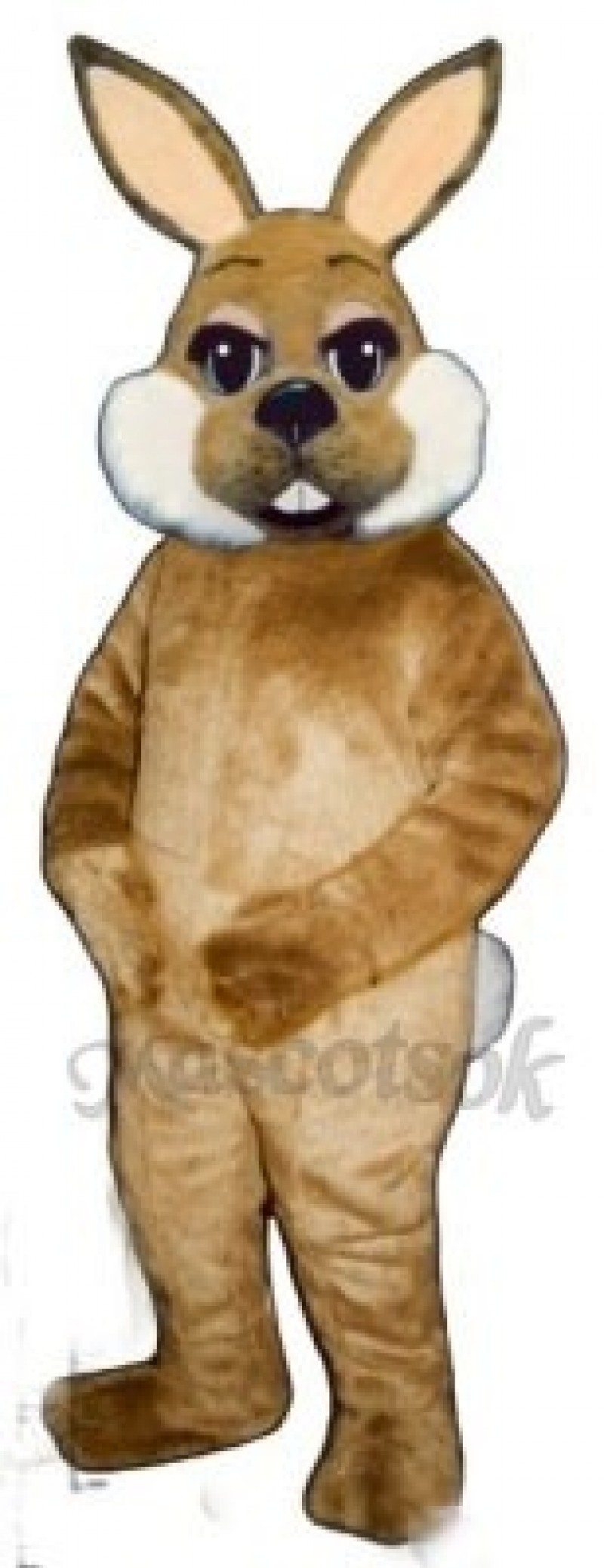 Cute Easter Brown Bunny Rabbit Mascot Costume