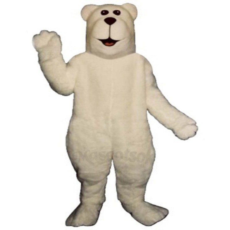 Arctic Bear Christmas Mascot Costume