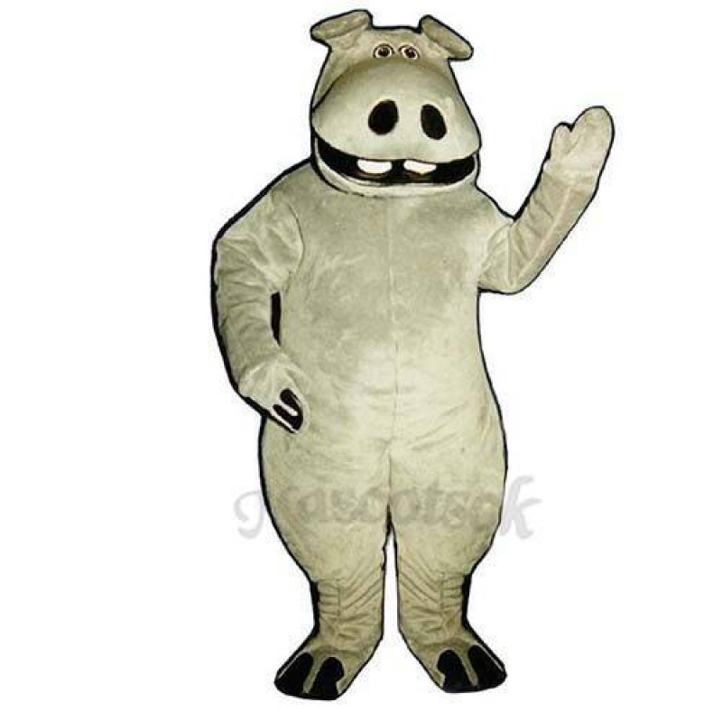 Hippie Hippo Mascot Costume