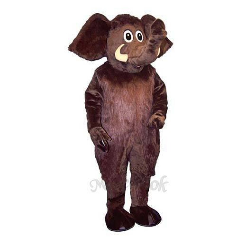 Monty Mammoth Elephant Mascot Costume