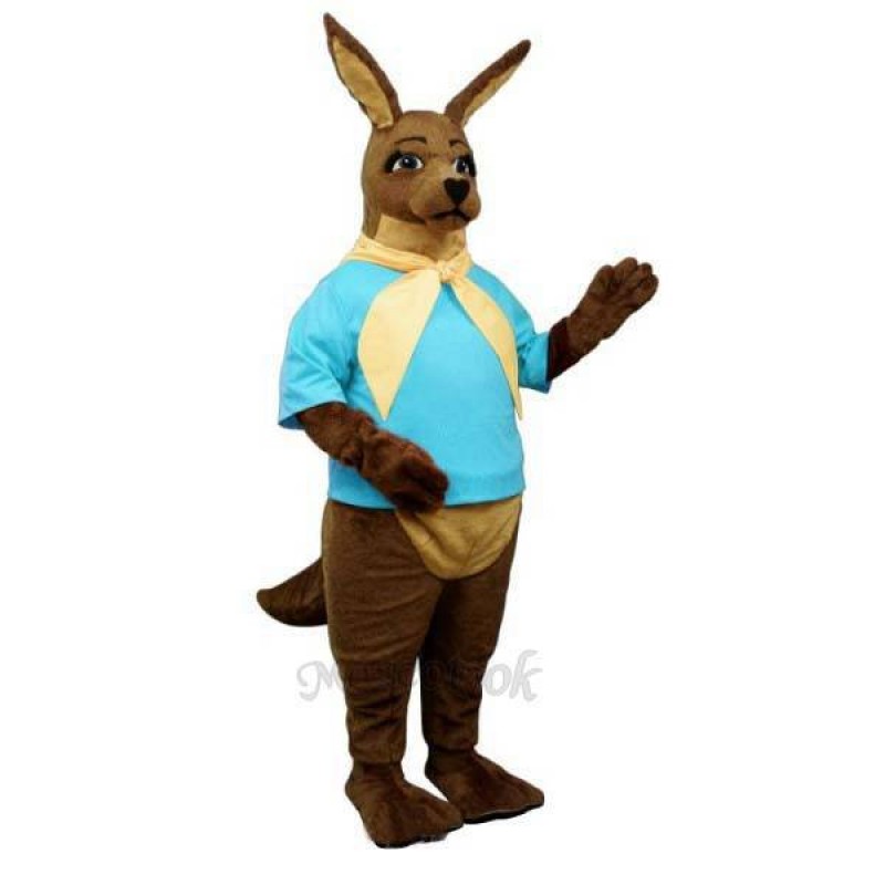Joe Kangaroo with Shirt & Tie Mascot Costume