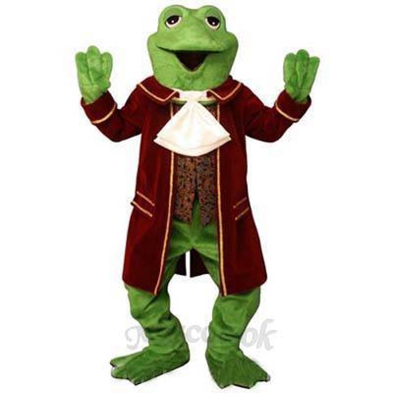 Colonial Frog Mascot Costume