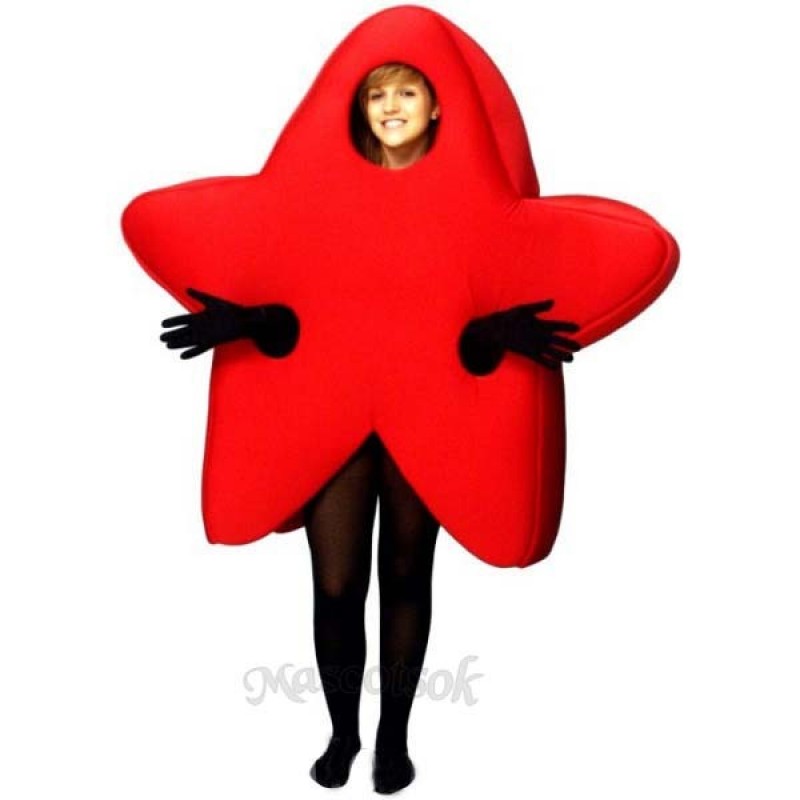 Red Star Mascot Costume