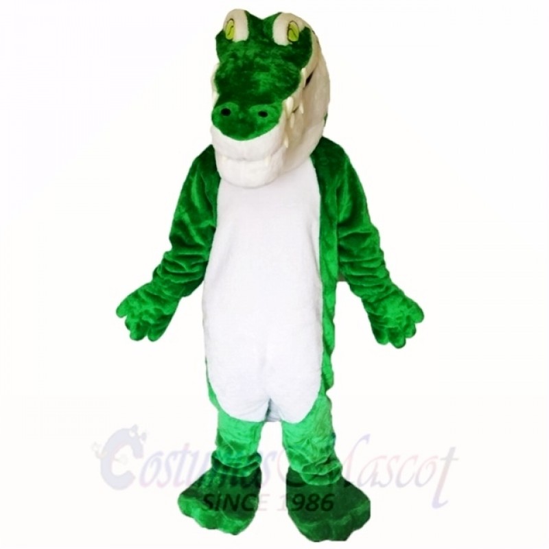 Green Crocodile Lightweight Mascot Costumes Adult