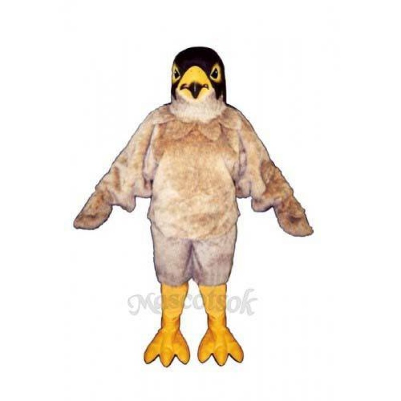 Cute Tan Eagle Mascot Costume