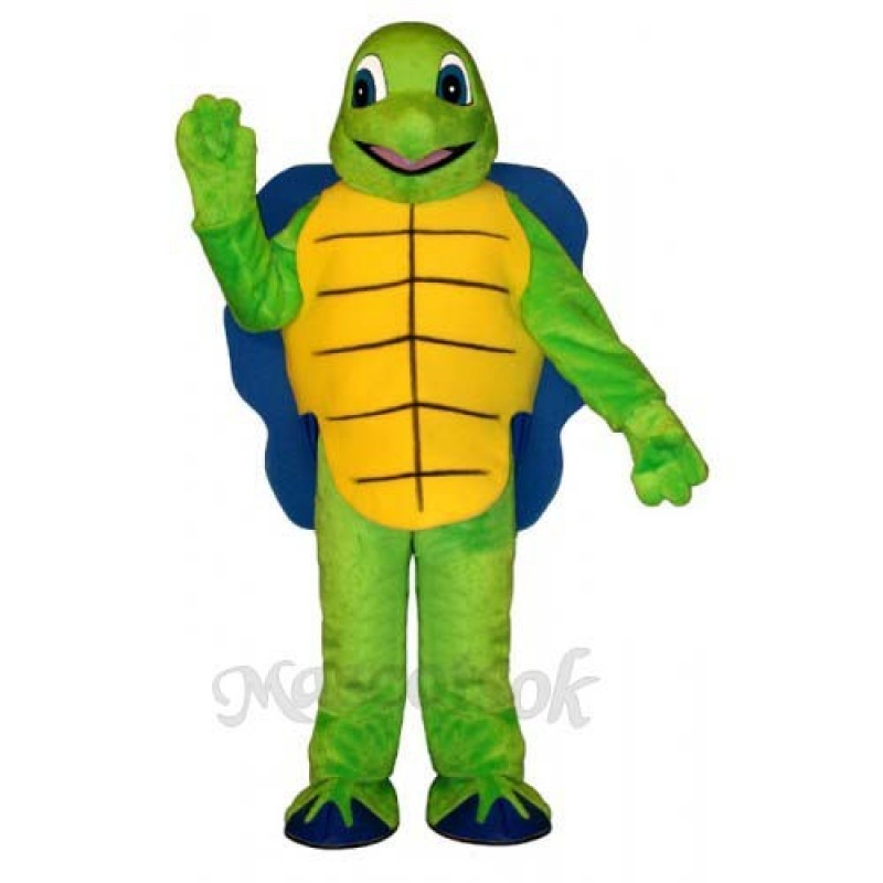 Blue Shell Turtle Mascot Costume